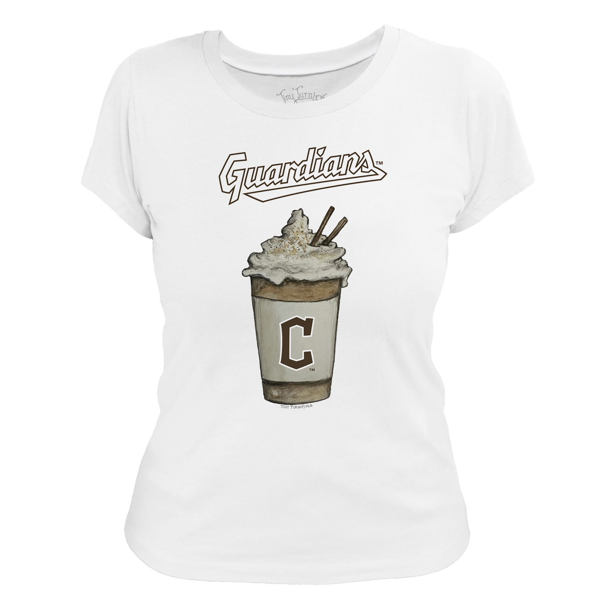 Cleveland Guardians Latte Women's Tee Shirt