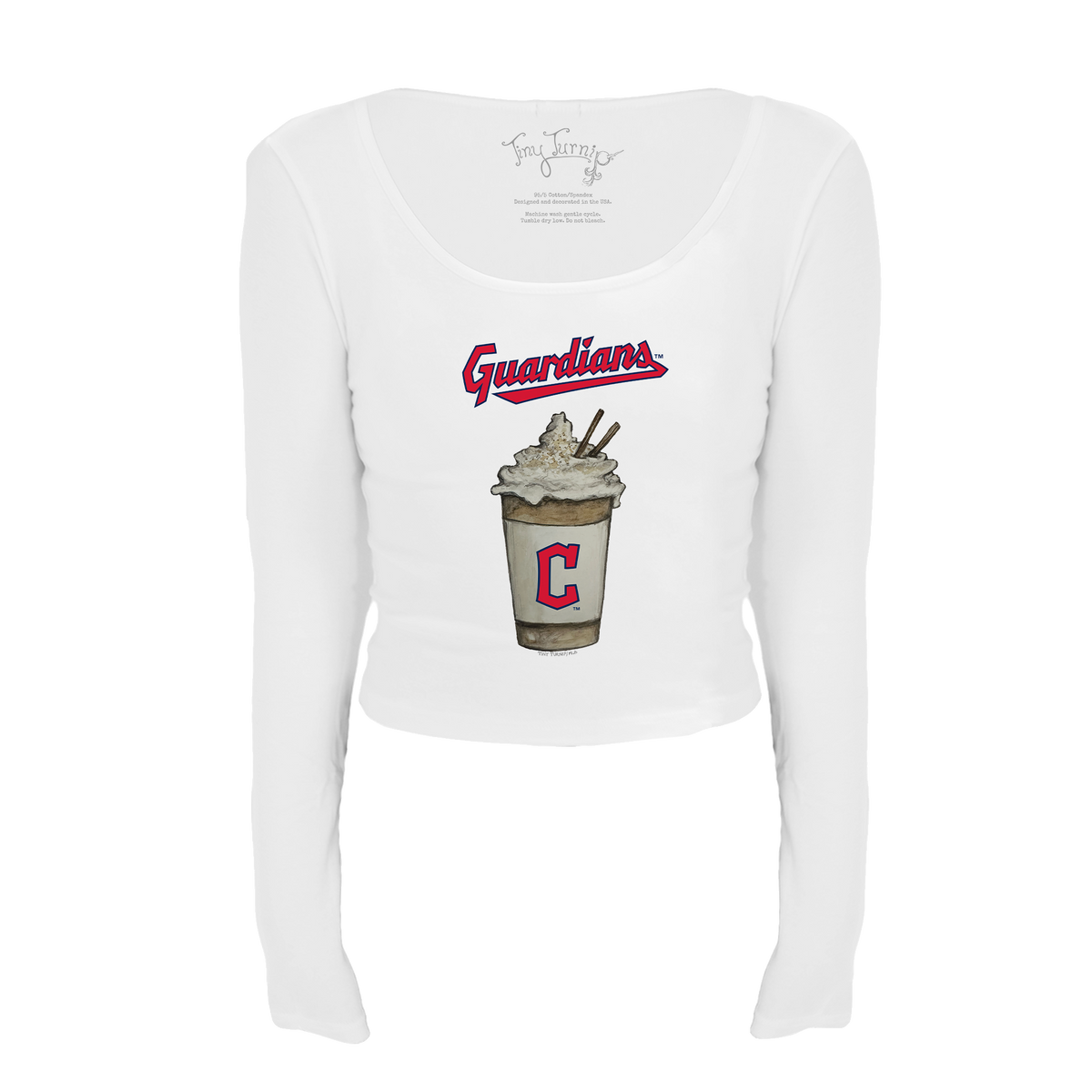 Cleveland Guardians Latte Women's Lucy Long Sleeve