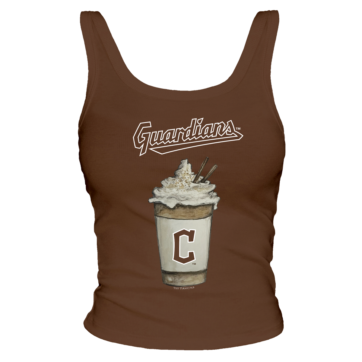 Cleveland Guardians Latte Tank
