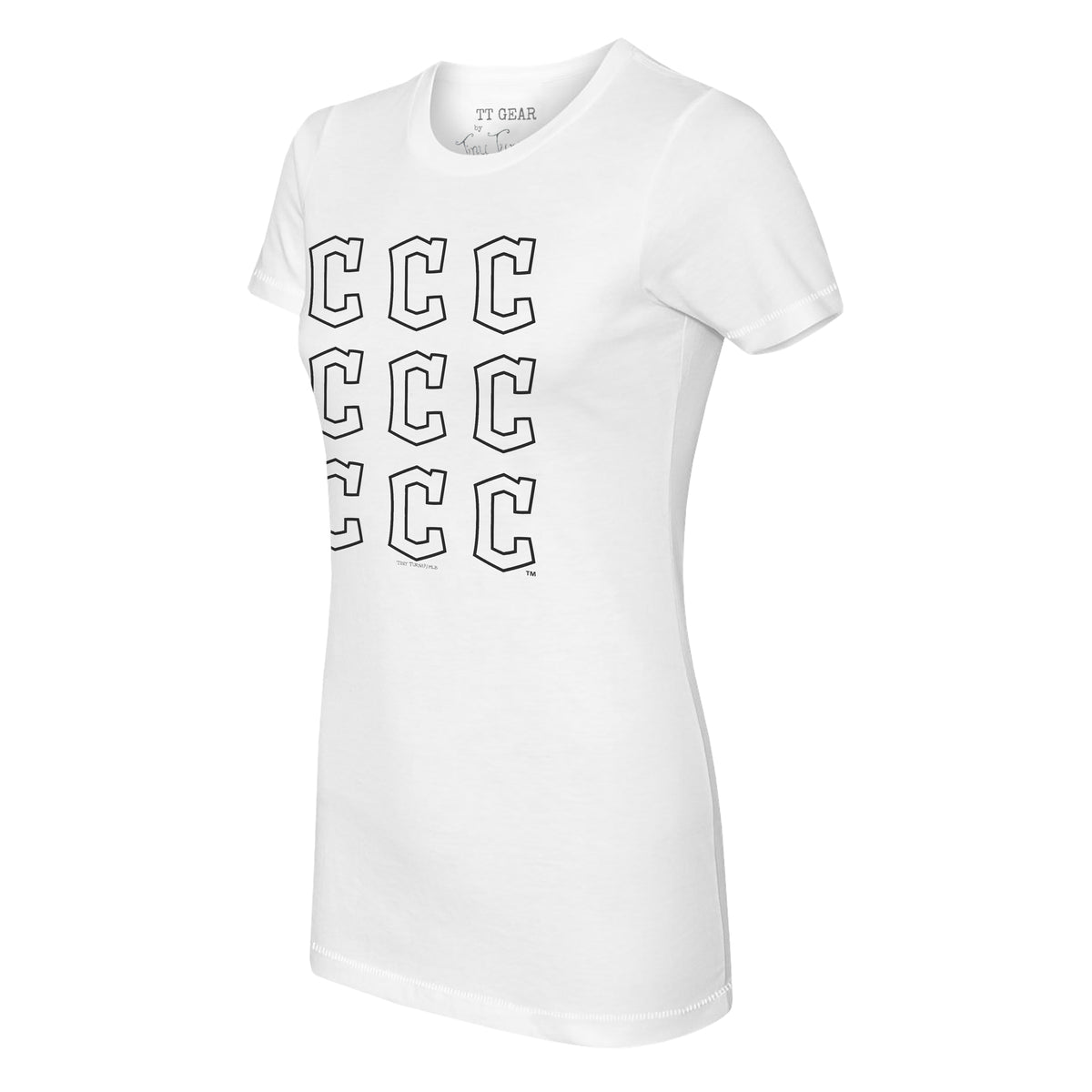 Cleveland Guardians Logo Grid Tee Shirt