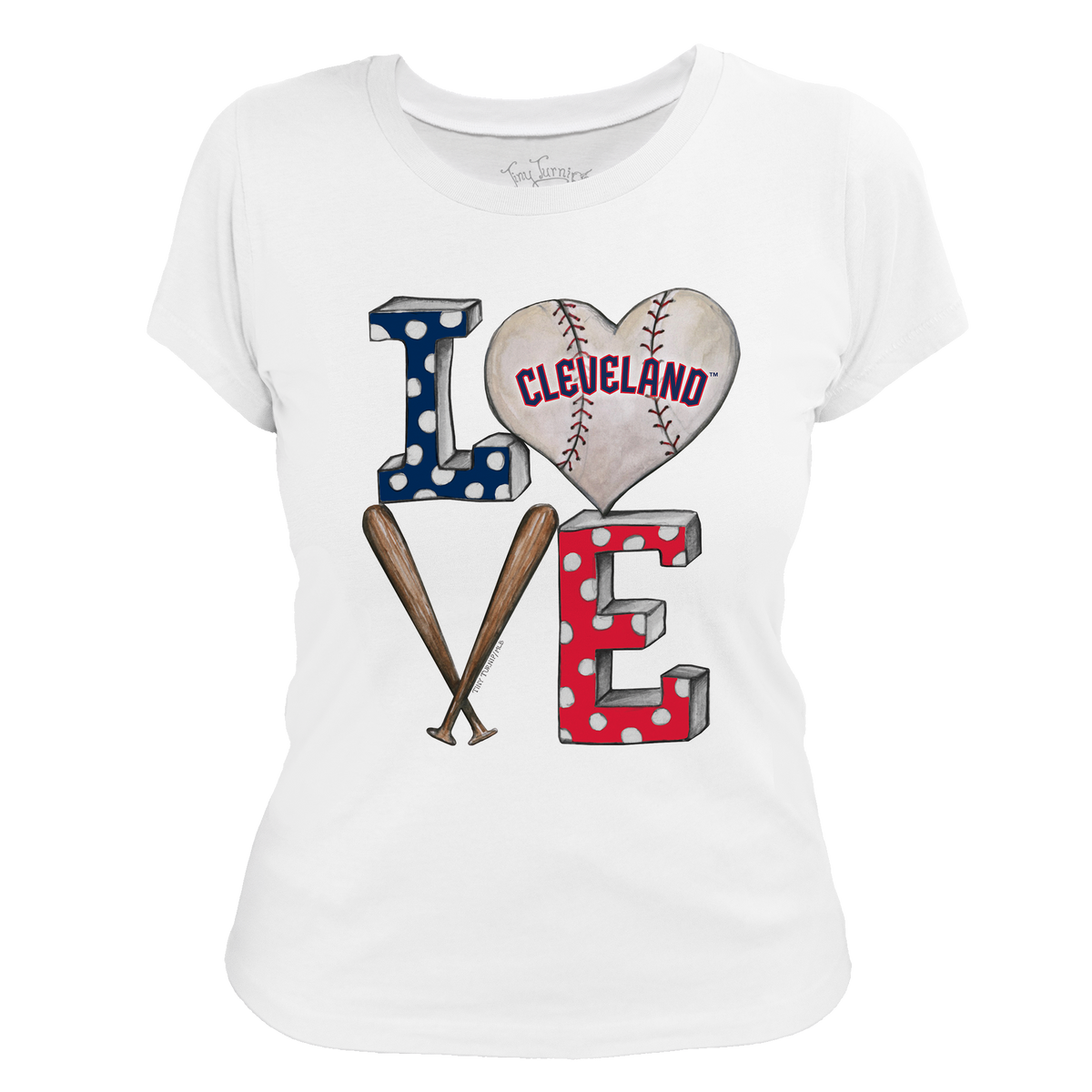 Cleveland Guardians Baseball LOVE Tee Shirt