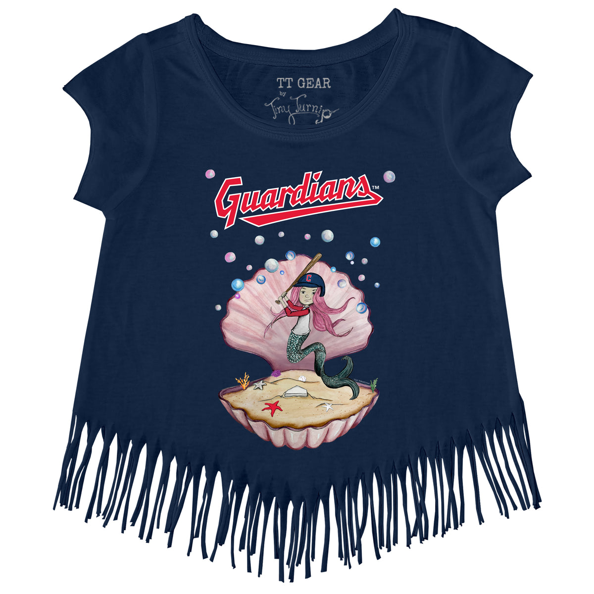 Cleveland Guardians Mermaid Fringe Tee