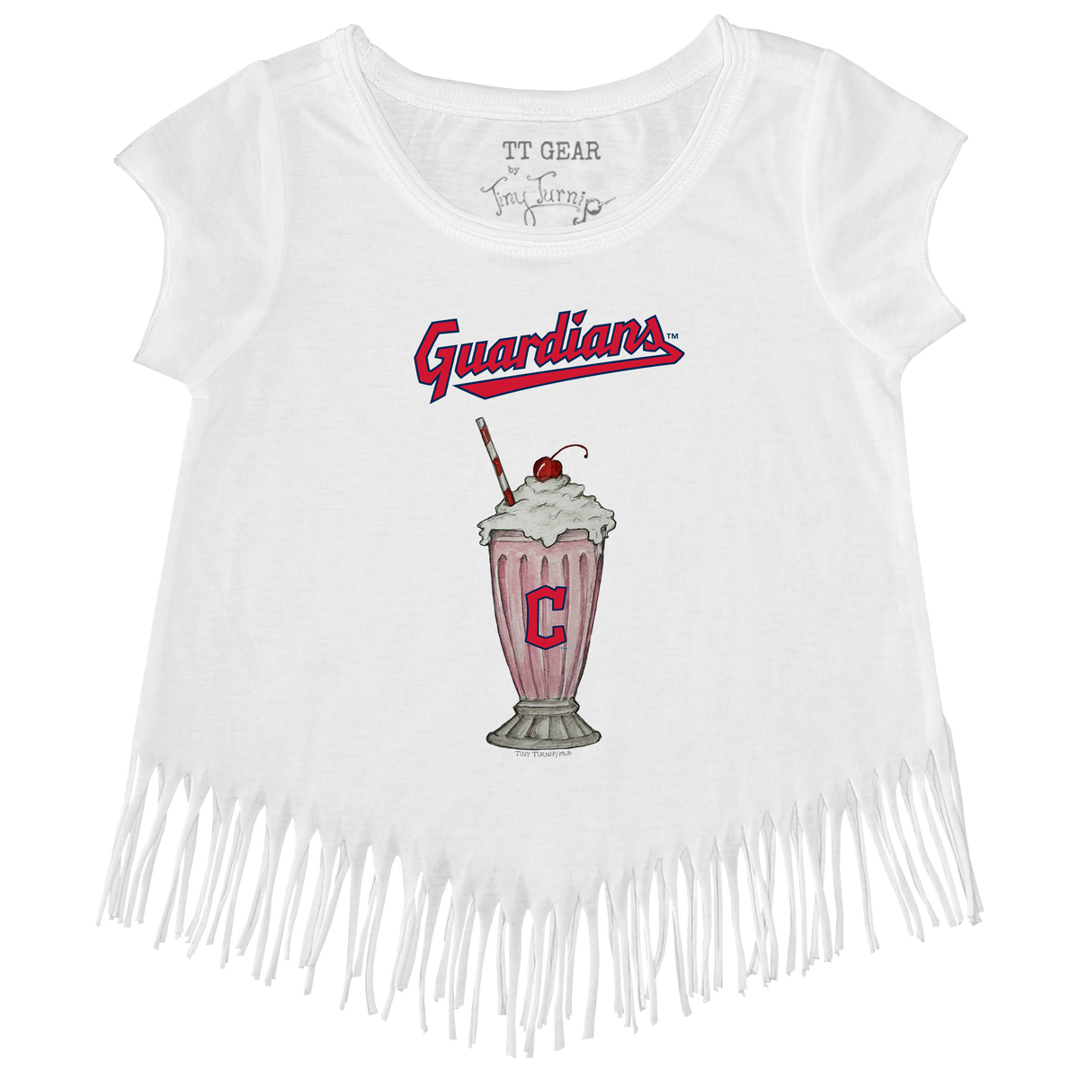 Cleveland Guardians Milkshake Fringe Tee