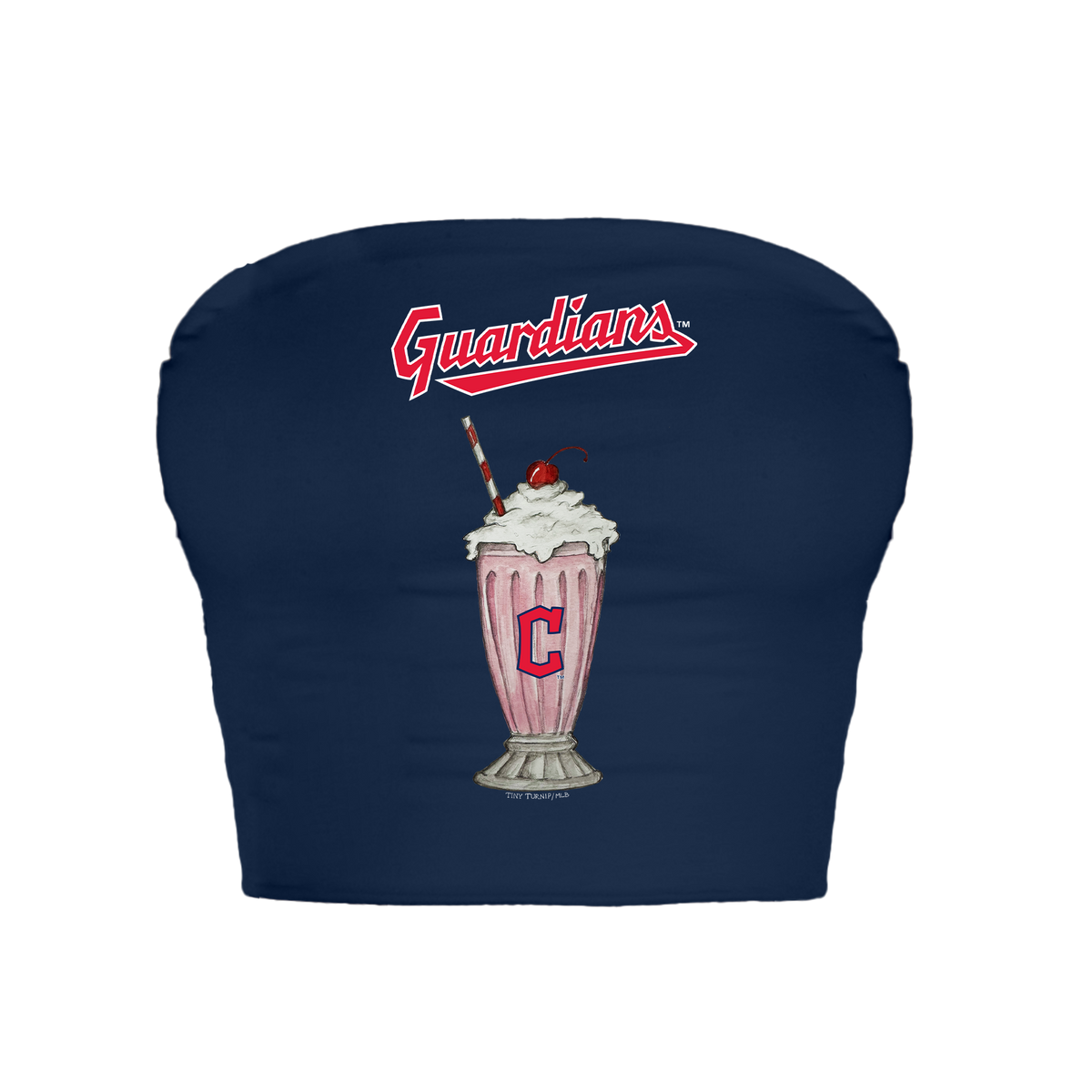Cleveland Guardians Milkshake Crop Tube Top