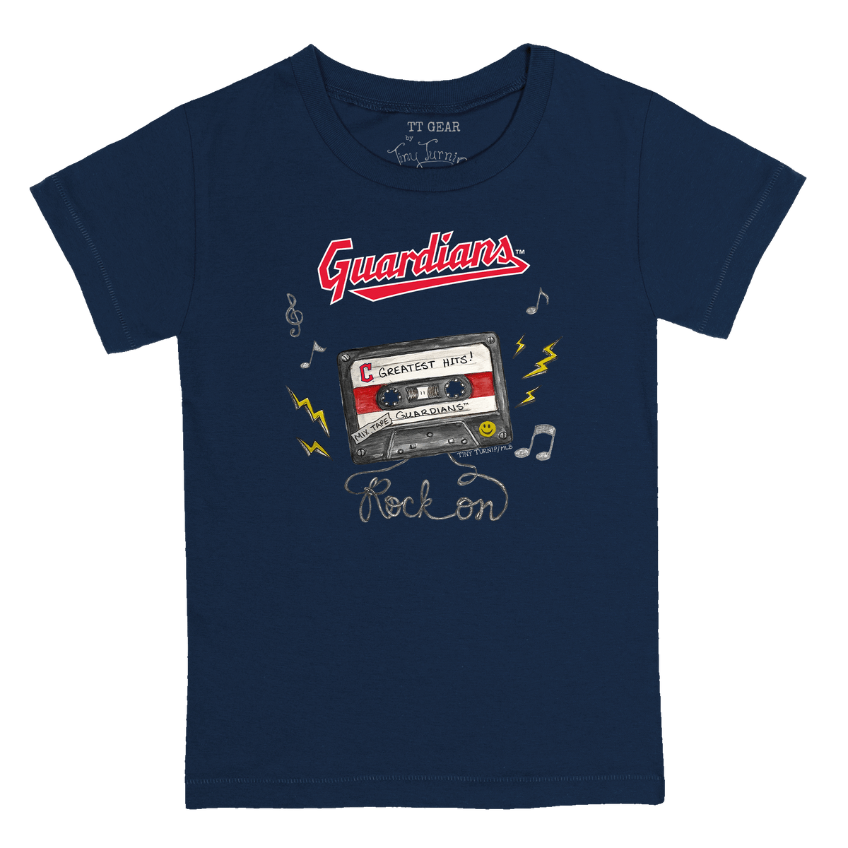 Cleveland Guardians Mixtape Kid's Tee Shirt