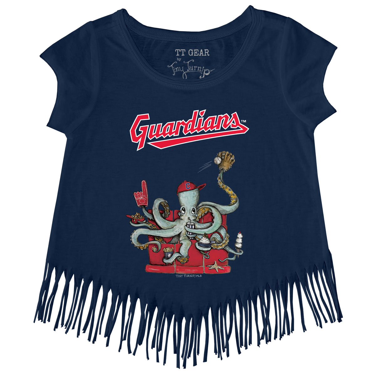 Cleveland Guardians Octopus Fringe Tee