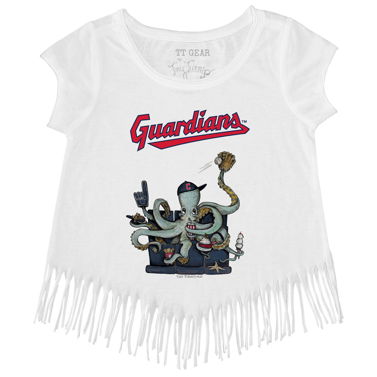 Cleveland Guardians Octopus Fringe Tee