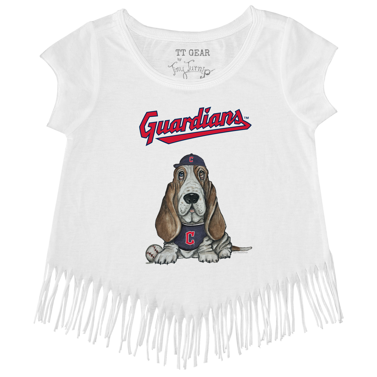 Cleveland Guardians Puddy Fringe Tee - Tiny Turnip
