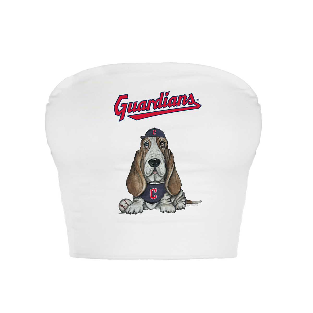 Cleveland Guardians Puddy Crop Tube Top