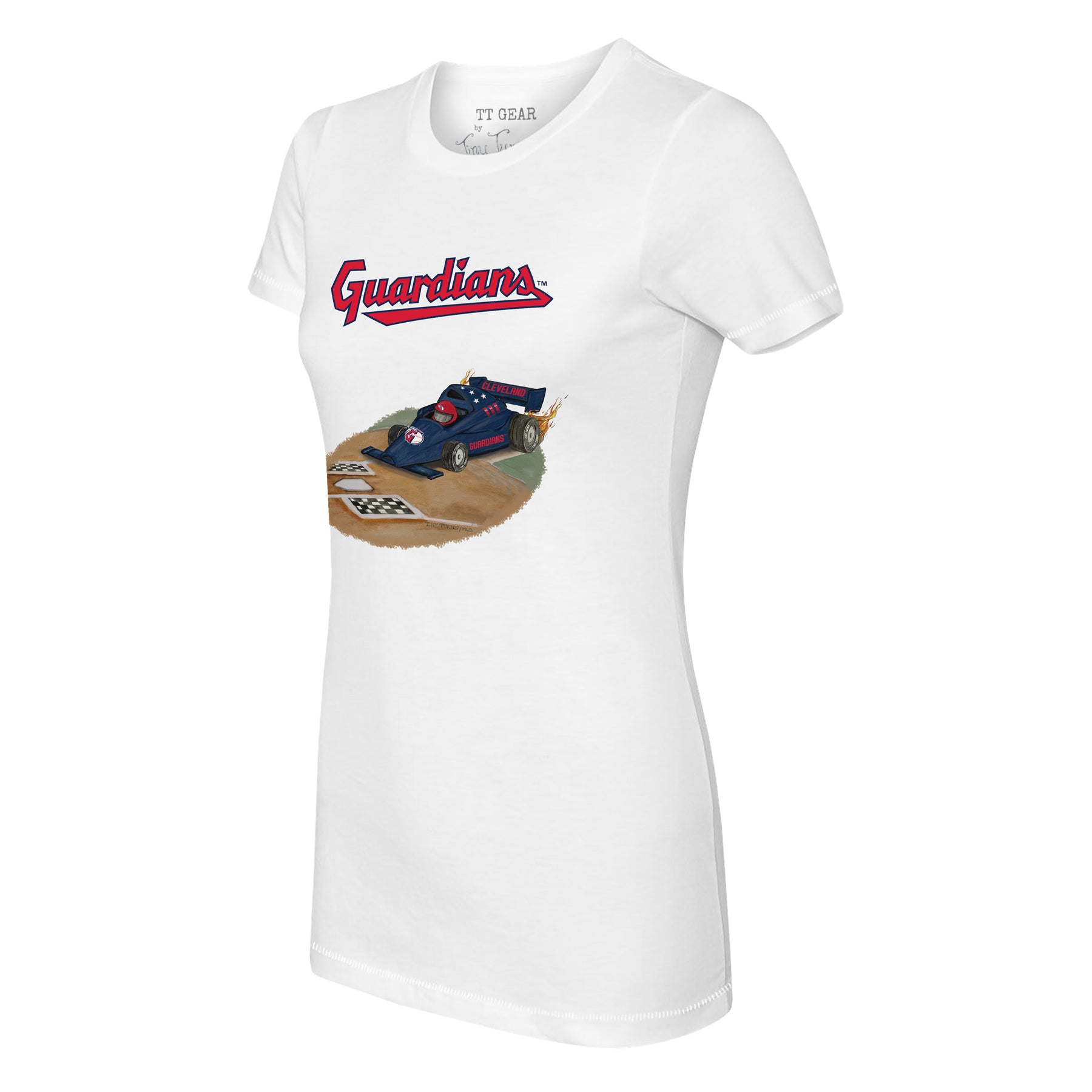 Cleveland Guardians Race Car Tee Shirt