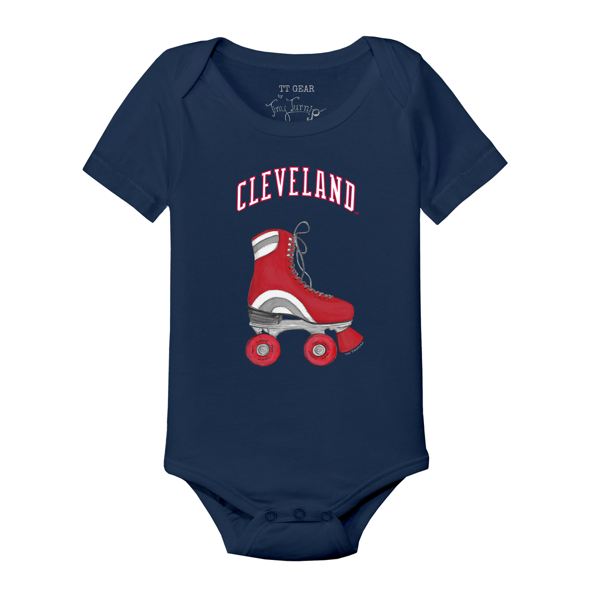 Cleveland Guardians Retro Skate Short Sleeve Snapper