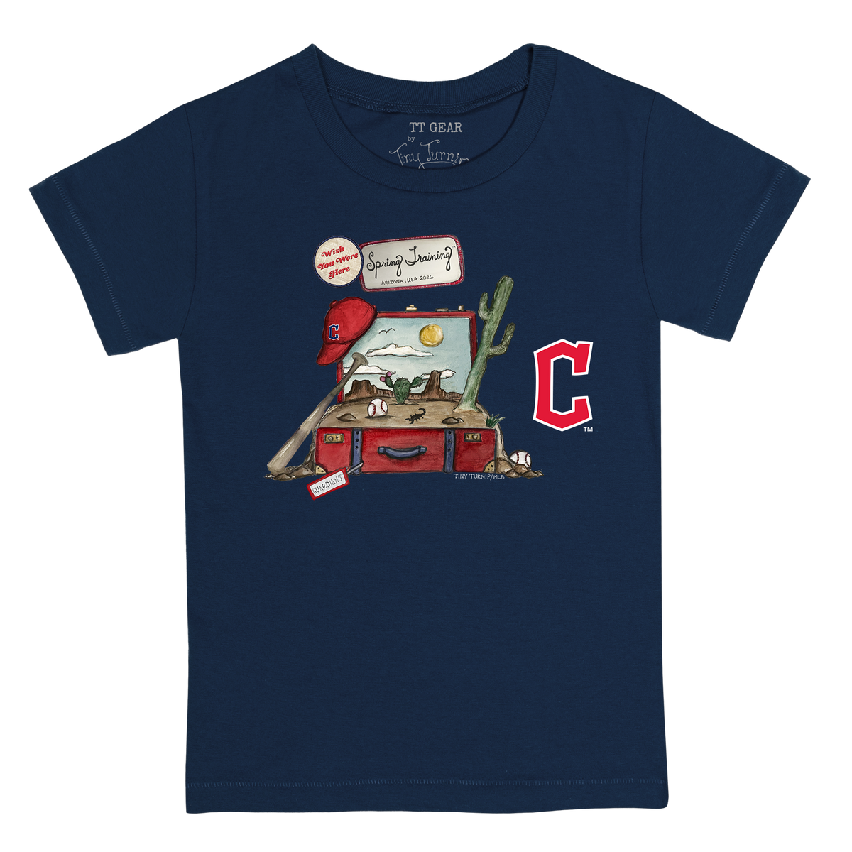 Cleveland Guardians Spring Training 2026 Kid's Tee Shirt - Tiny Turnip
