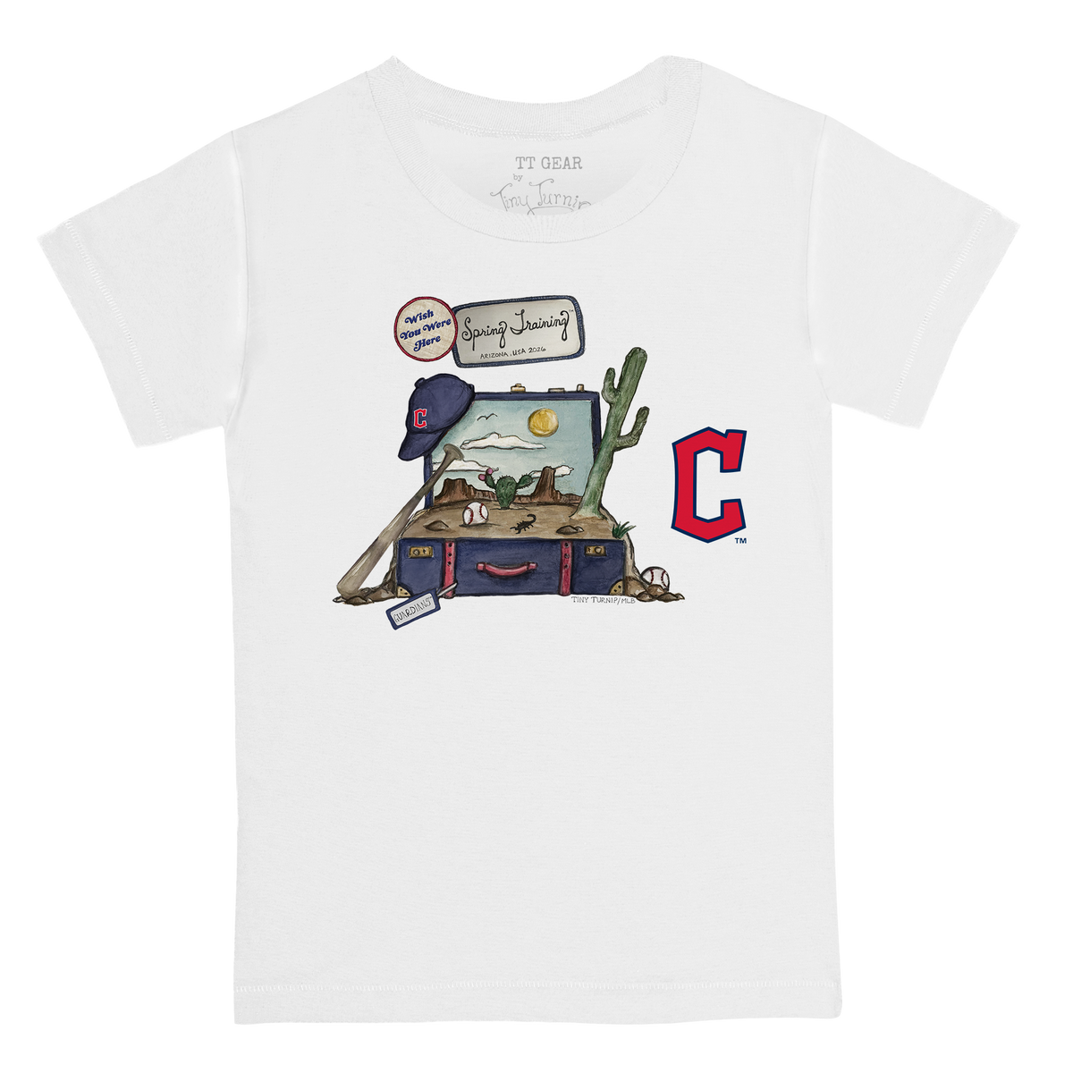 Cleveland Guardians Spring Training 2026 Kid's Tee Shirt - Tiny Turnip
