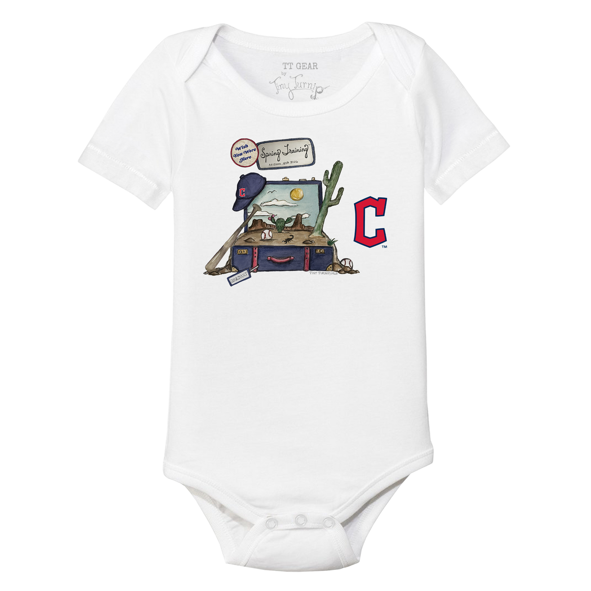 Cleveland Guardians Spring Training 2026 Short Sleeve Snapper - Tiny Turnip