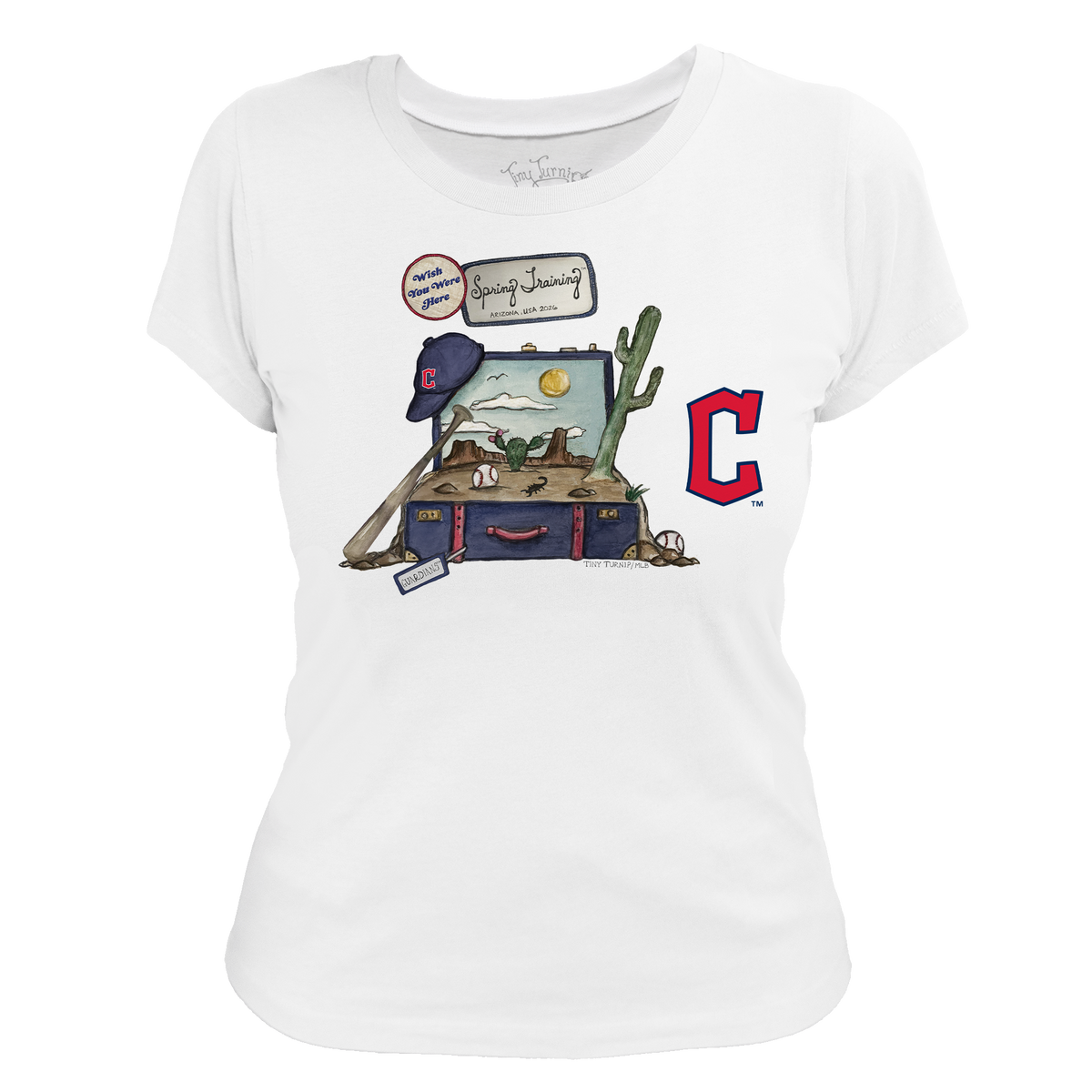 Cleveland Guardians Spring Training 2026 Women's Tee Shirt - Tiny Turnip