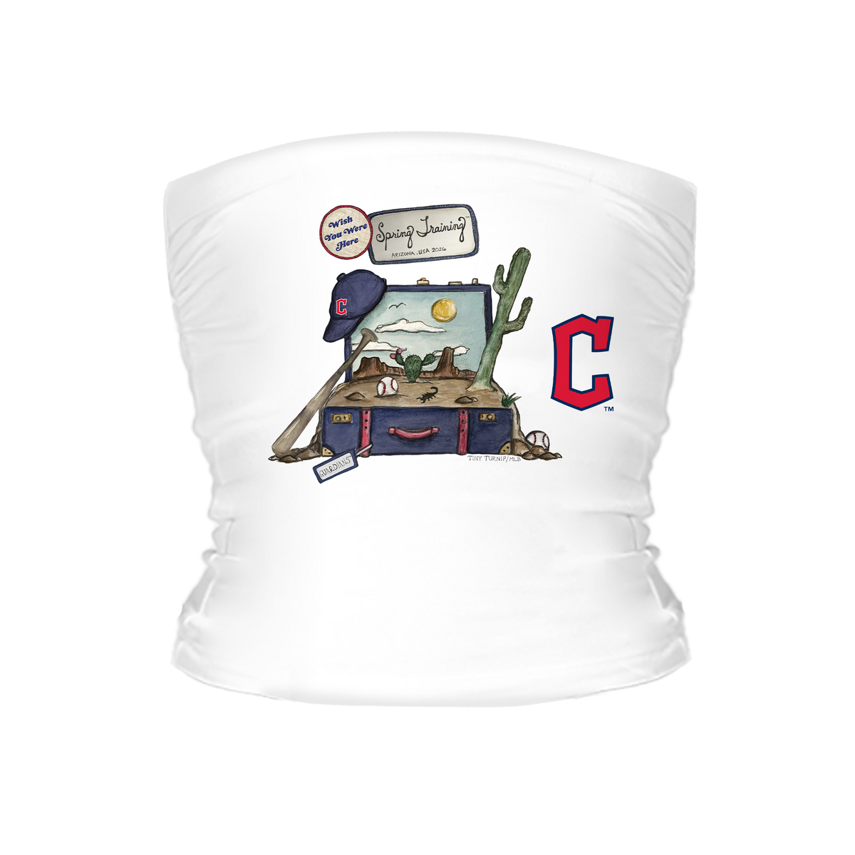 Cleveland Guardians Spring Training 2026 Tube Top - Tiny Turnip