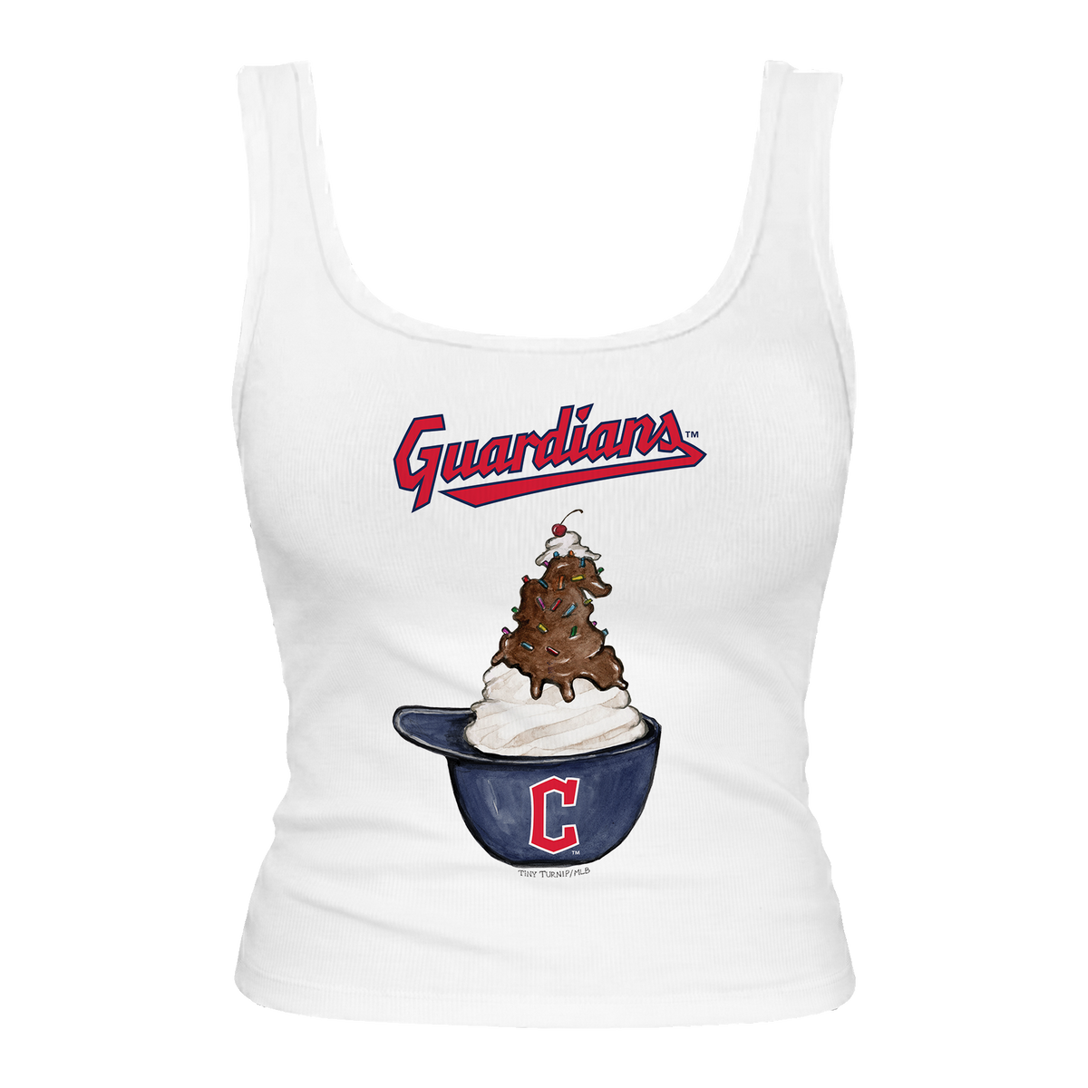 Cleveland Guardians Sundae Helmet Emmy Tank