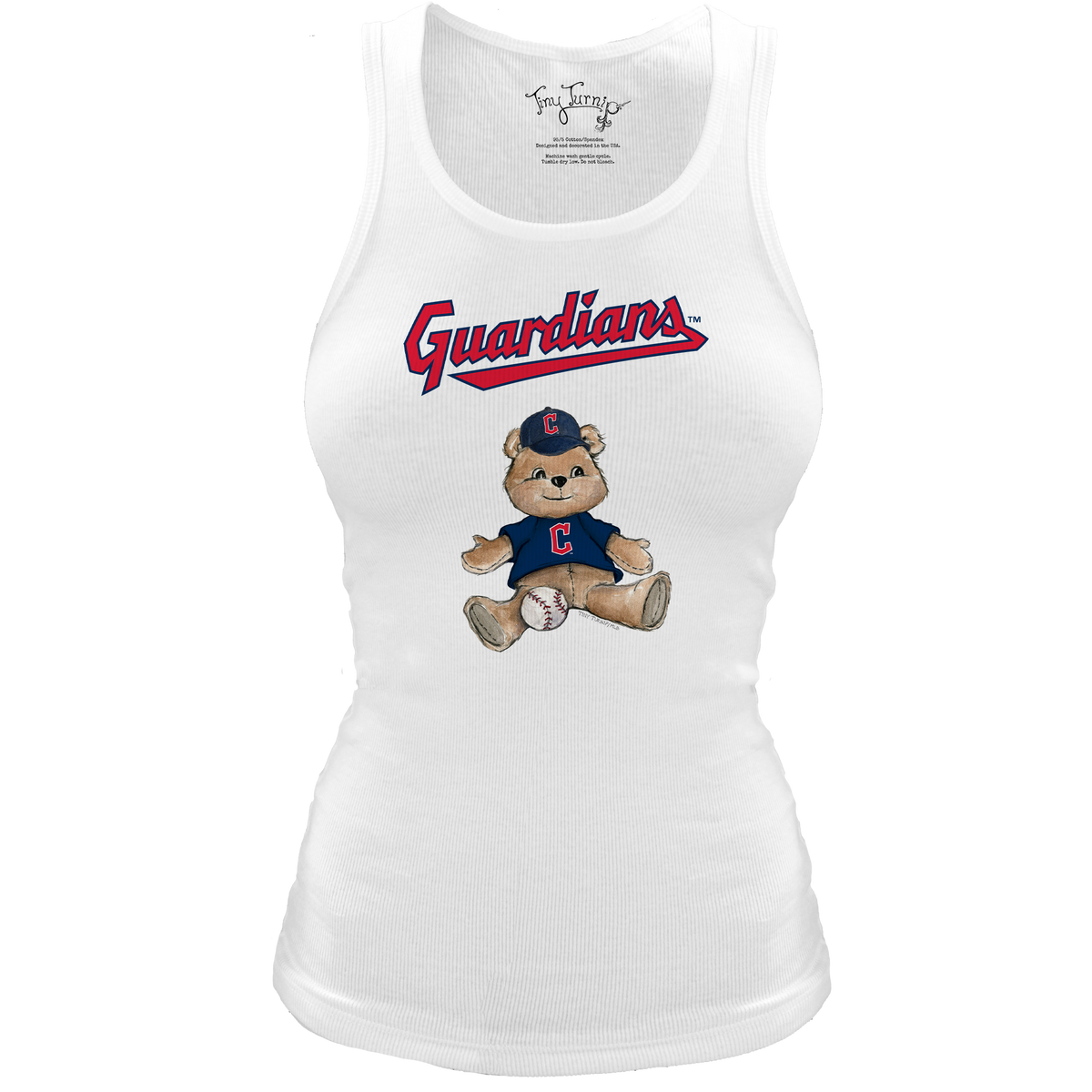 Cleveland Guardians Teddy Classic Tank - Tiny Turnip