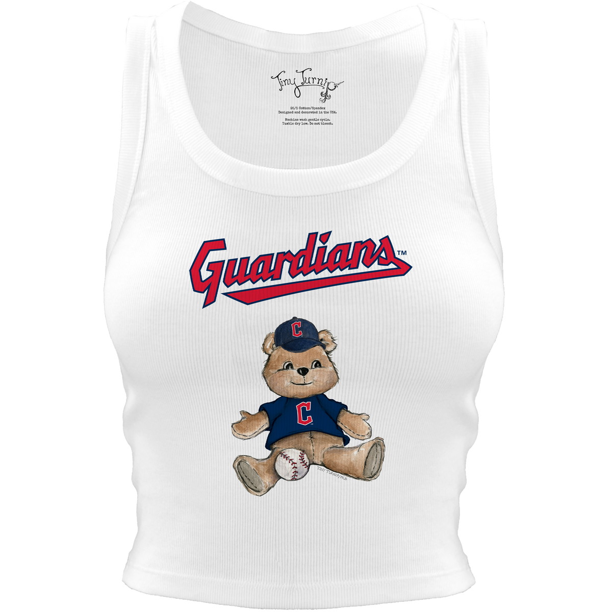 Cleveland Guardians Teddy Crop Tank