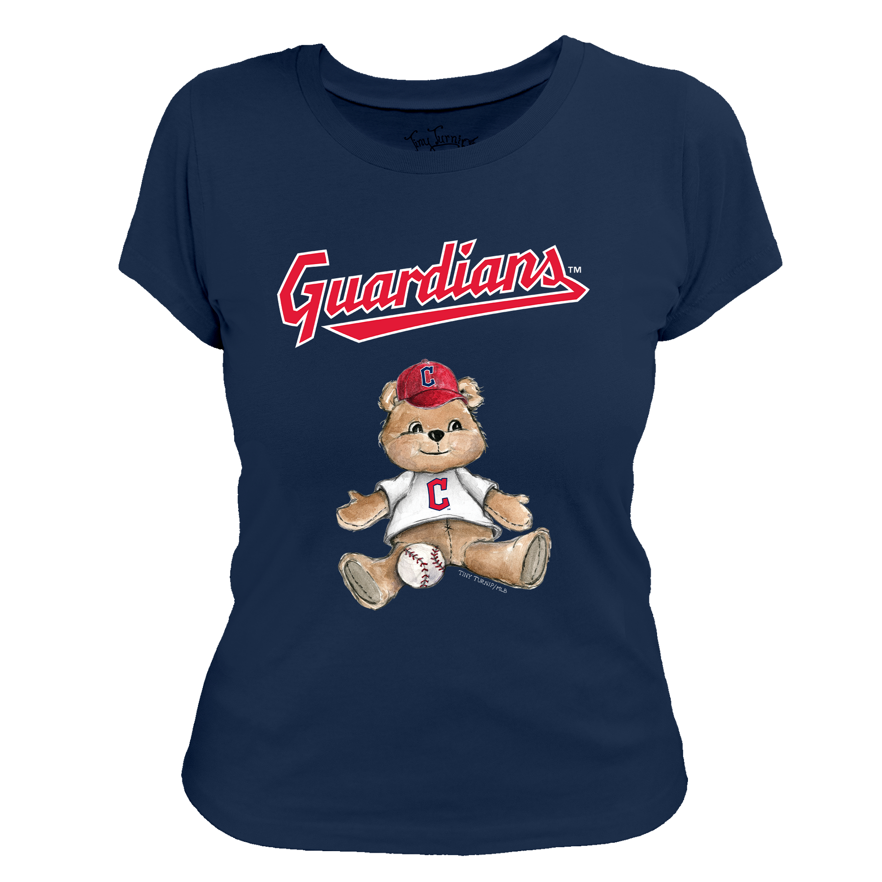 Cleveland Guardians Boy Teddy Women's Tee Shirt