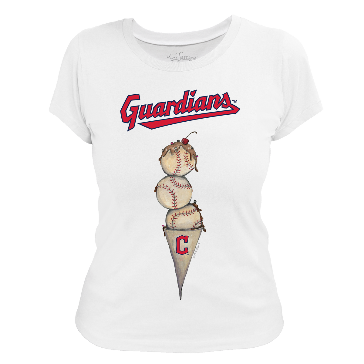 Cleveland Guardians Triple Scoop Women's Tee Shirt