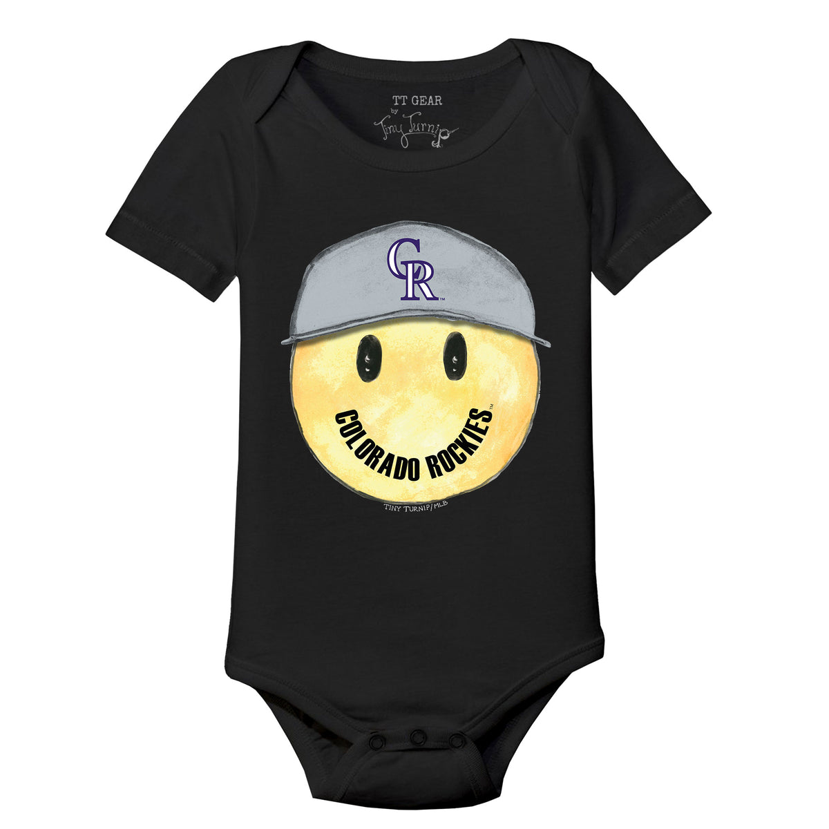 Colorado Rockies Smiley Short Sleeve Snapper