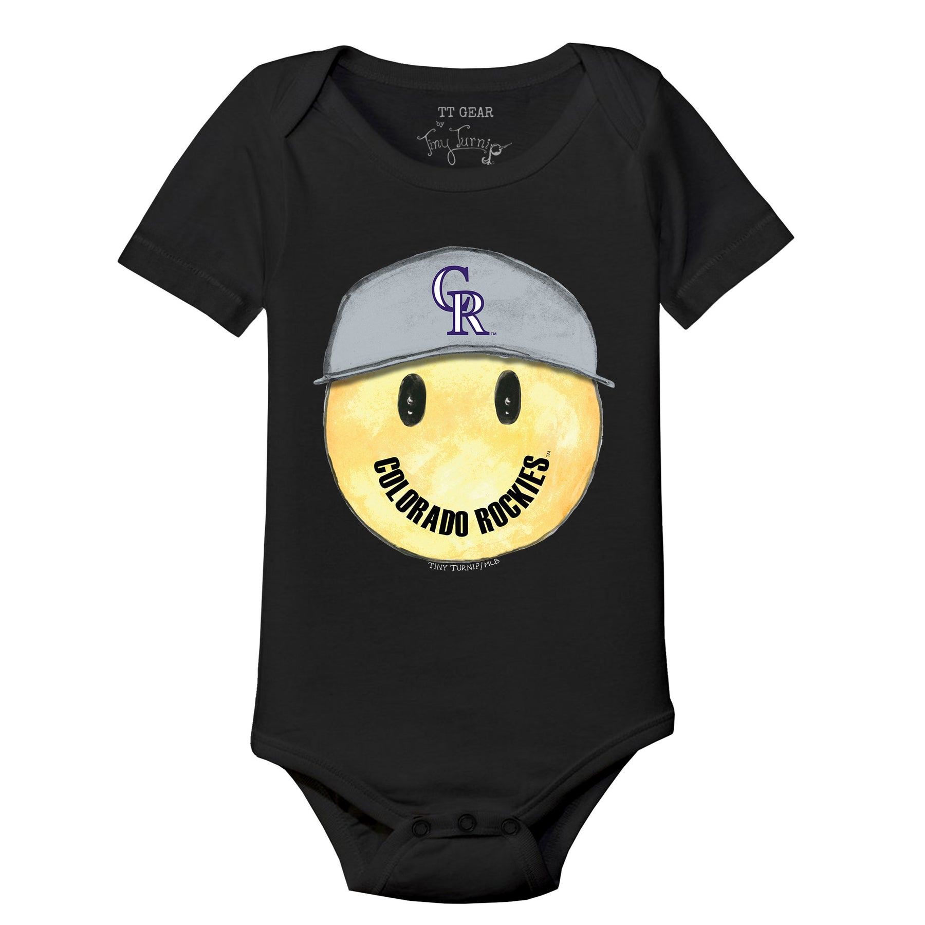 Colorado Rockies Smiley Short Sleeve Snapper