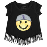 Colorado Rockies Smiley Fringe Tee