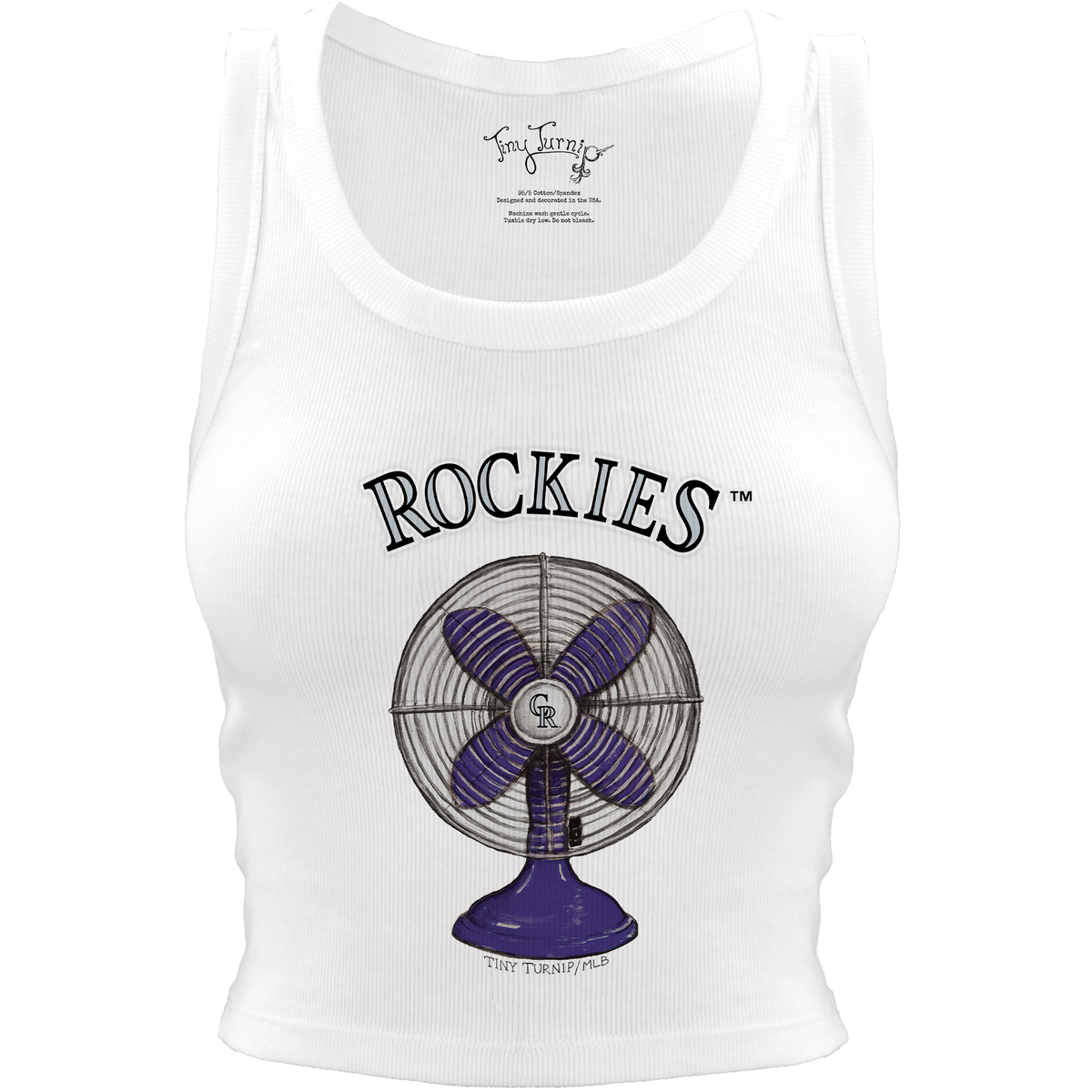 Colorado Rockies Fan Crop Tank