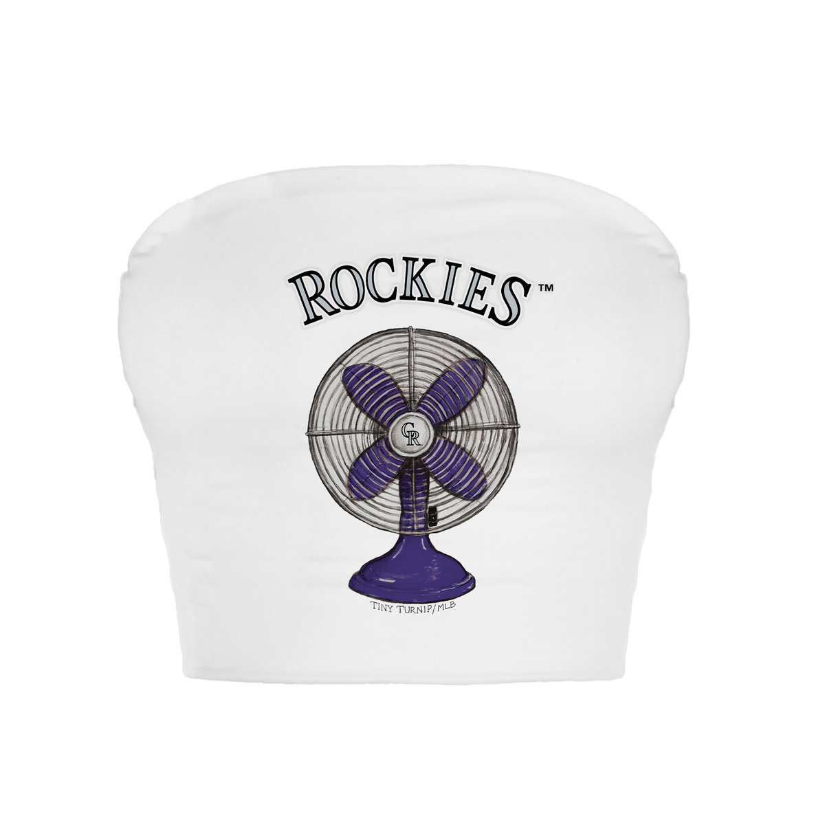 Colorado Rockies Fan Crop Tube Top