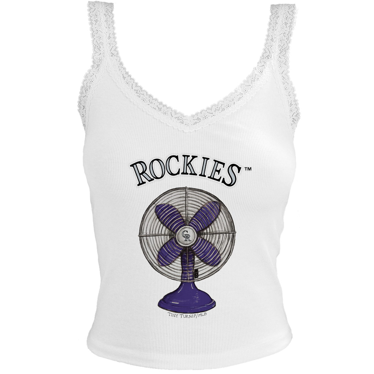 Colorado Rockies Fan Lace Tank