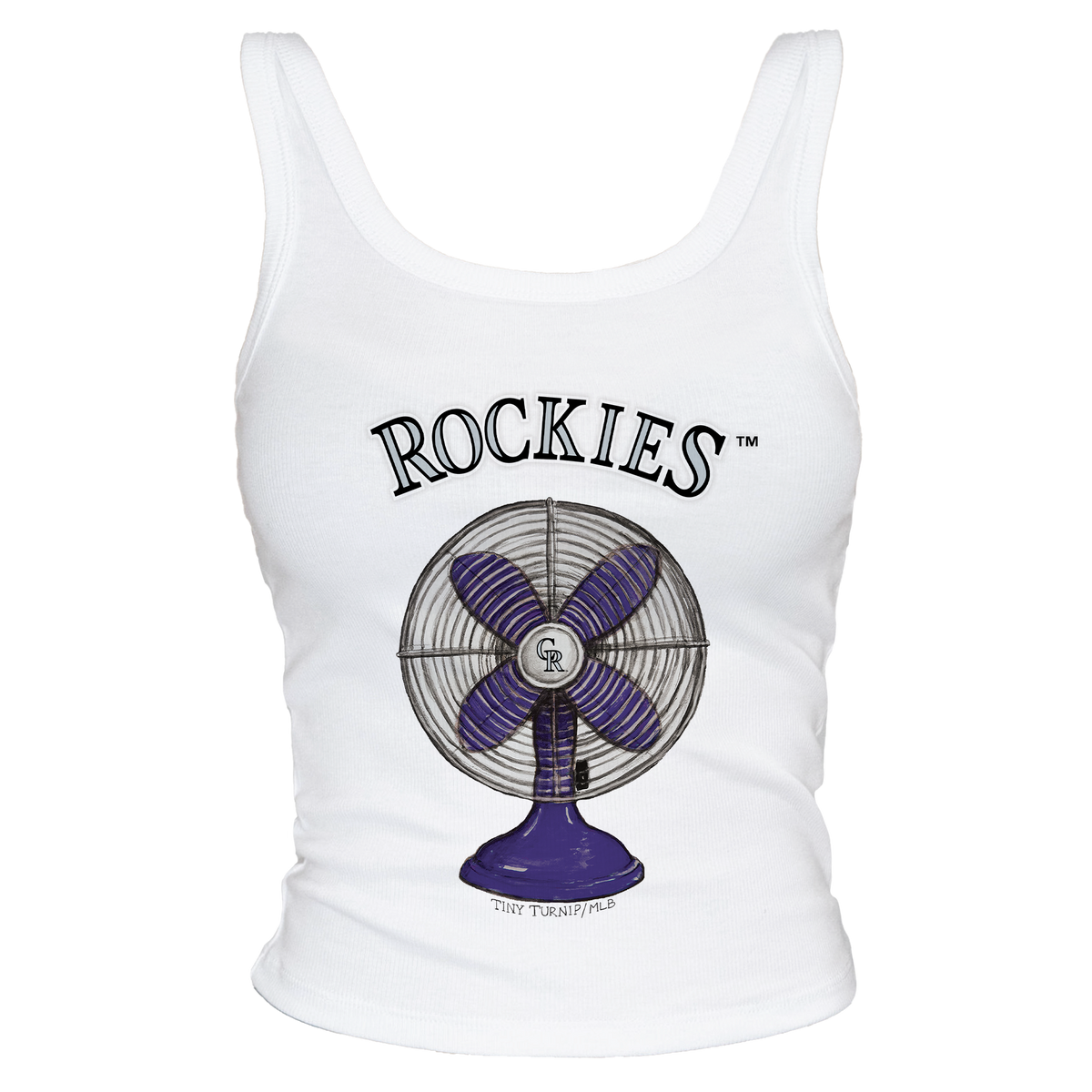 Colorado Rockies Fan Crop Tank - Tiny Turnip
