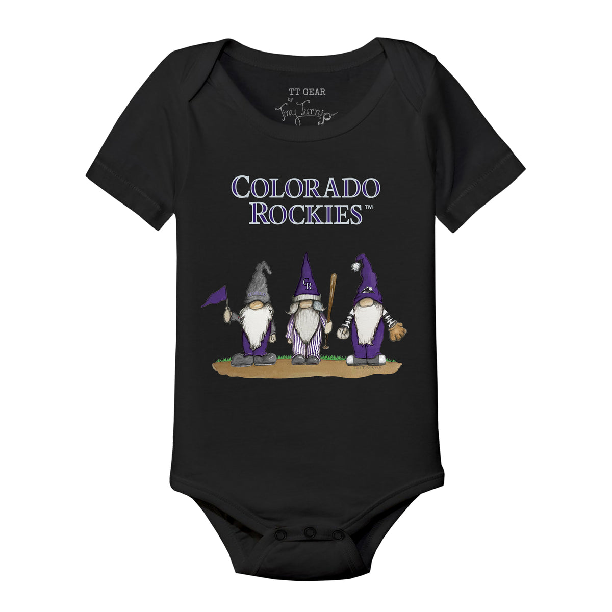 Colorado Rockies Gnomes Short Sleeve Snapper