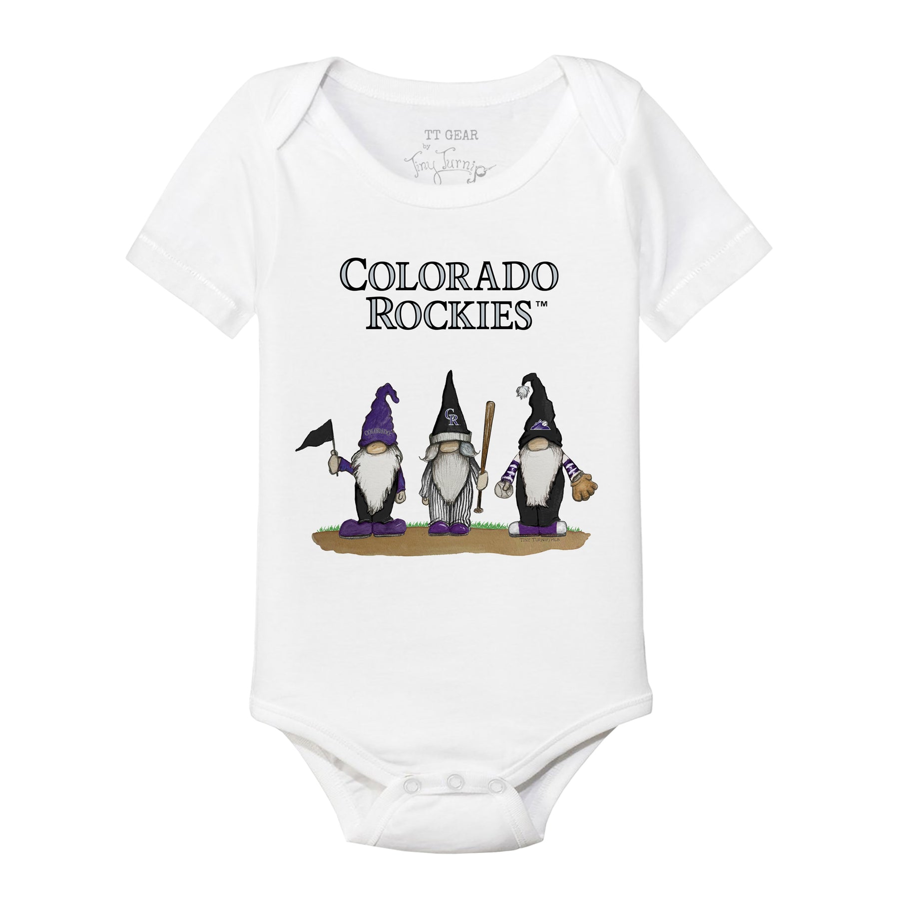 Colorado Rockies Gnomes Short Sleeve Snapper