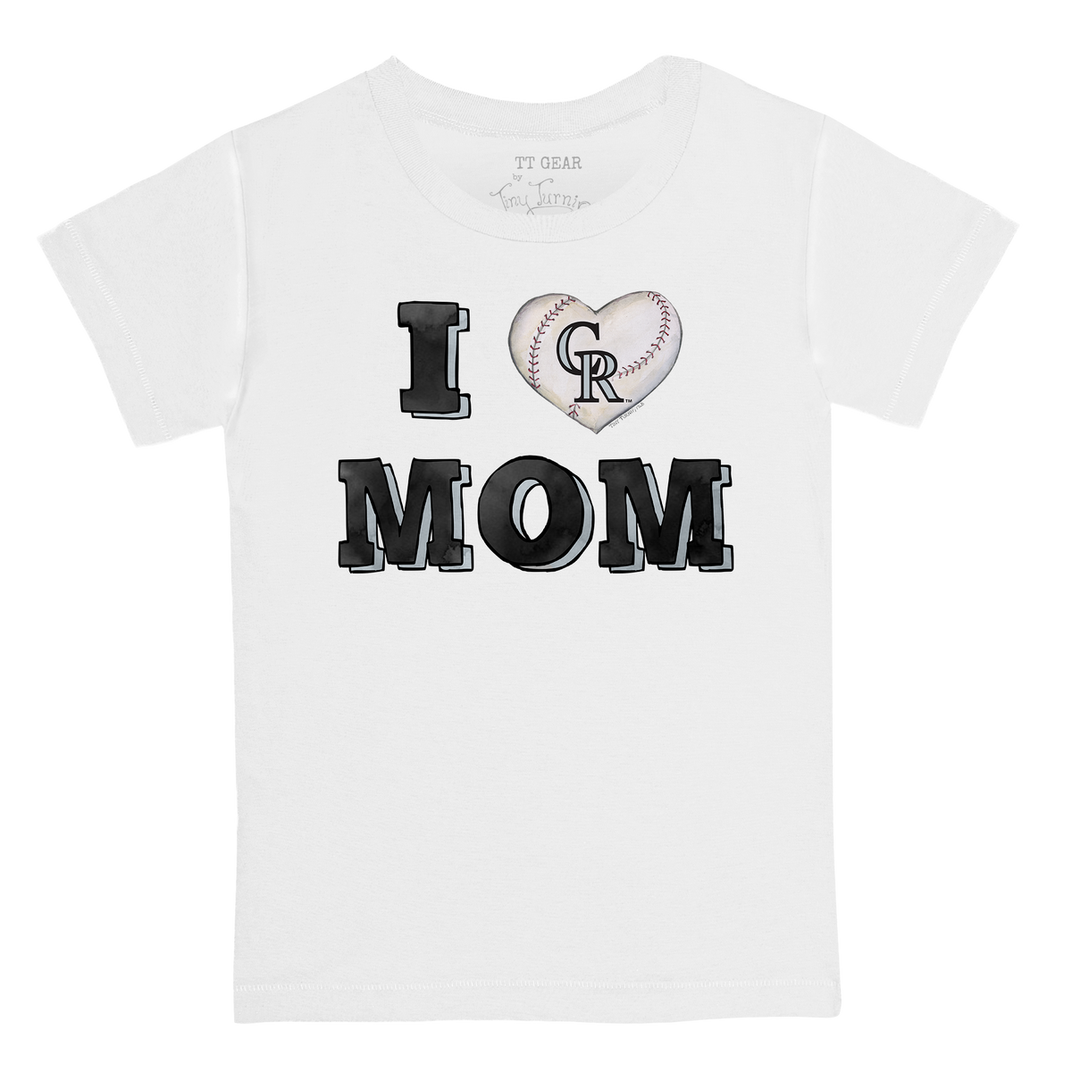 Colorado Rockies I Love Mom Tee Shirt