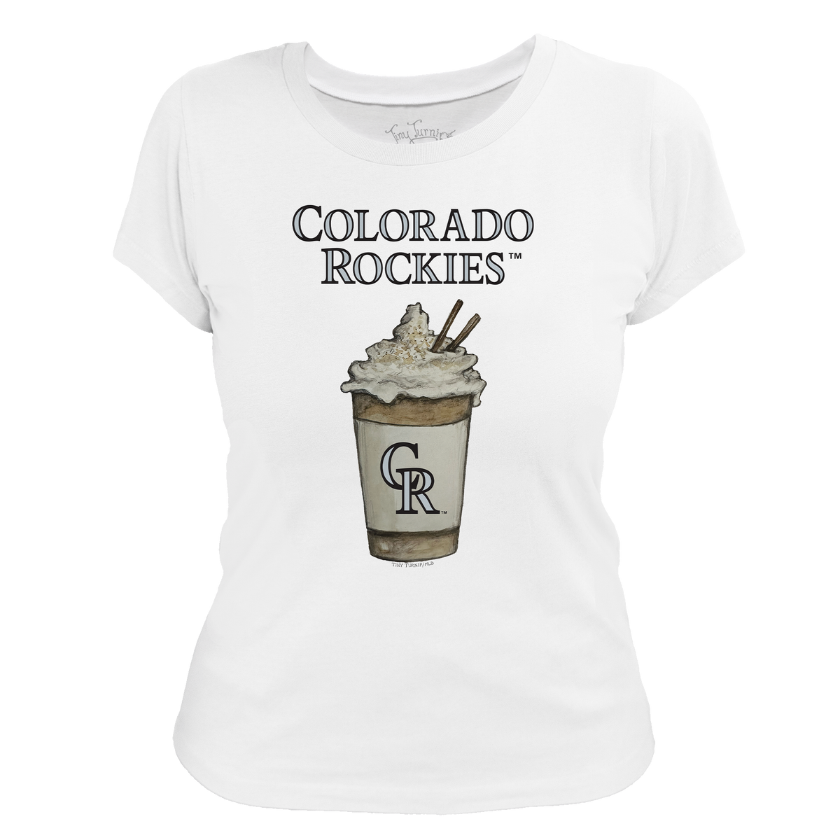 Colorado Rockies Latte Women's Tee Shirt