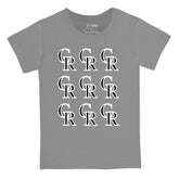 Colorado Rockies Logo Grid Tee Shirt