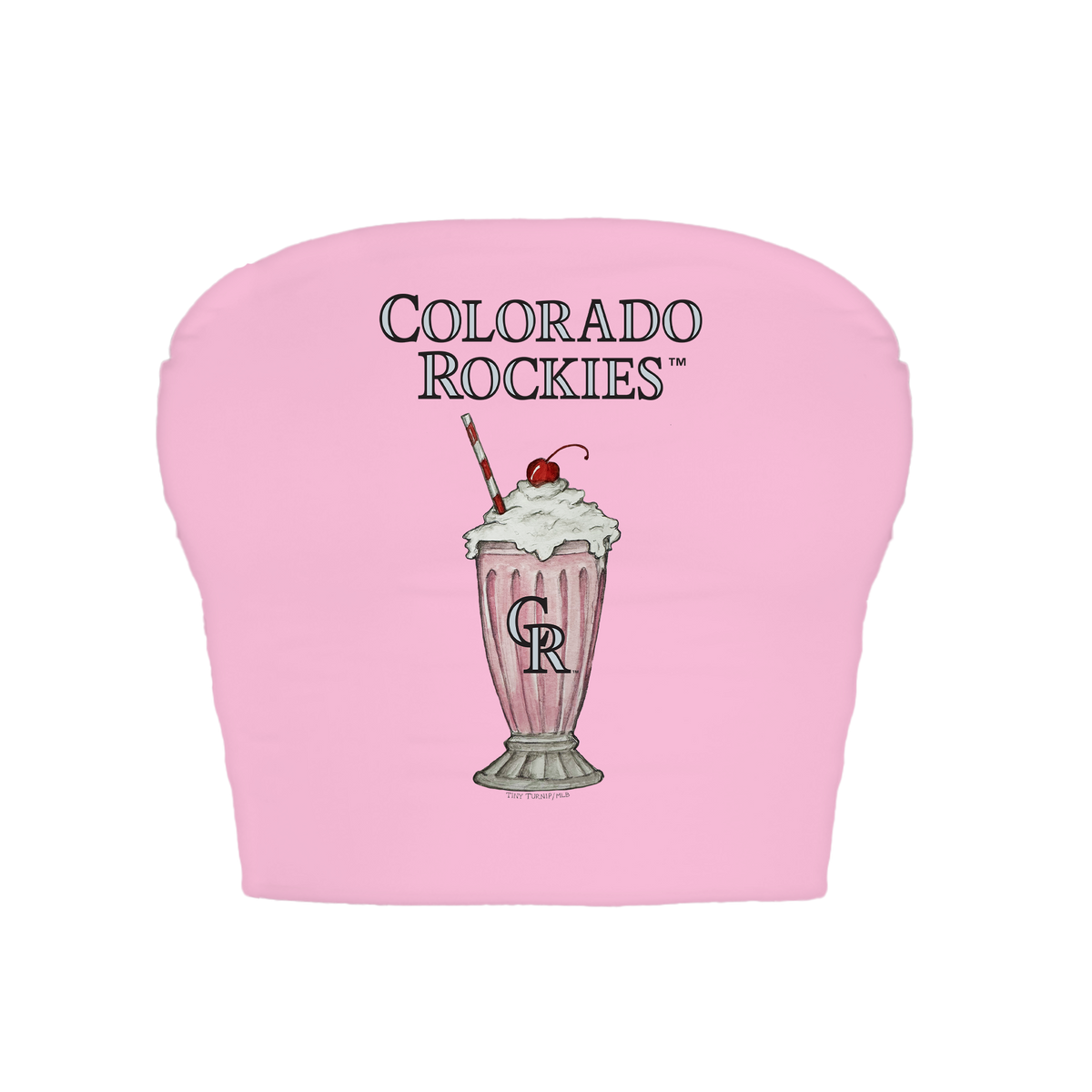 Colorado Rockies Milkshake Crop Tube Top