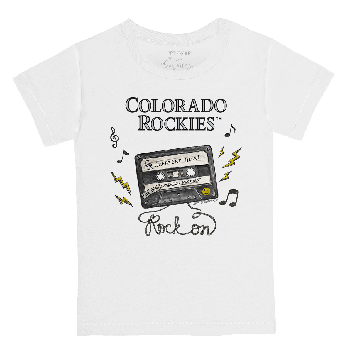 Colorado Rockies Mixtape Kid's Tee Shirt