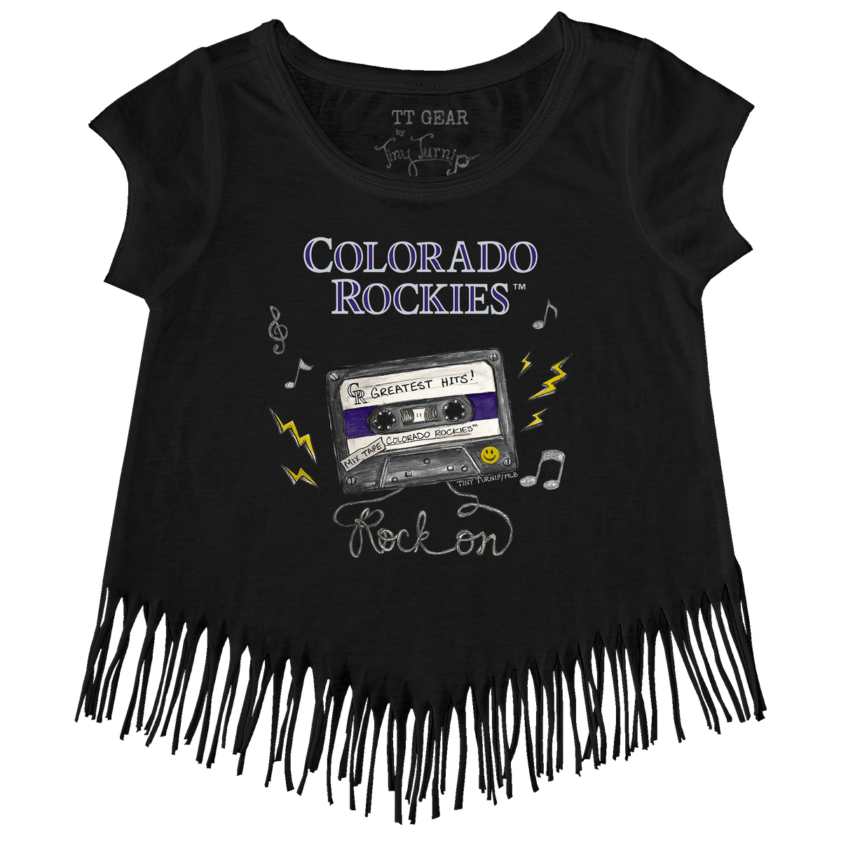 Colorado Rockies Mixtape Fringe Tee - Tiny Turnip