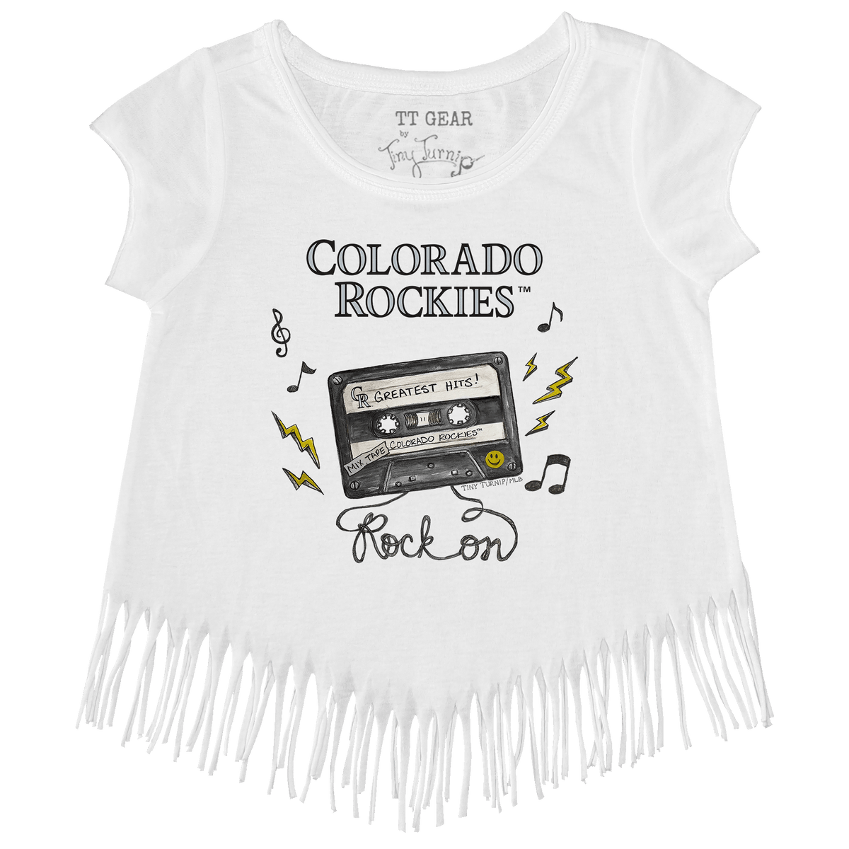 Colorado Rockies Mixtape Fringe Tee - Tiny Turnip