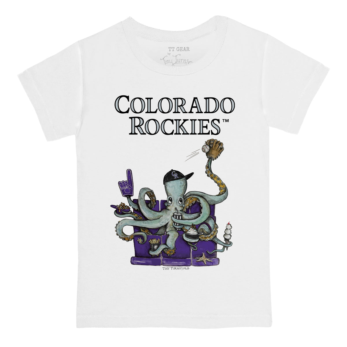 Colorado Rockies Octopus Tee Shirt