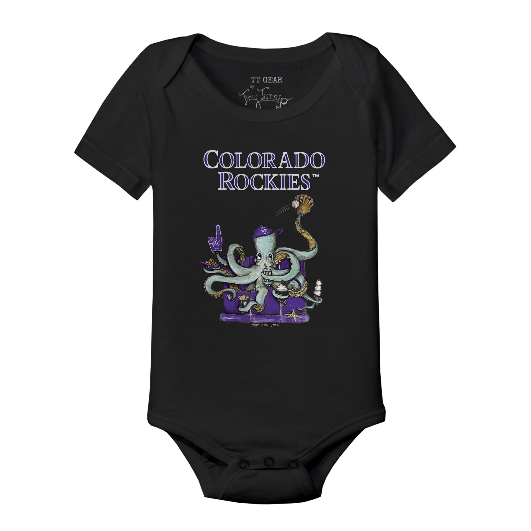 Colorado Rockies Octopus Short Sleeve Snapper