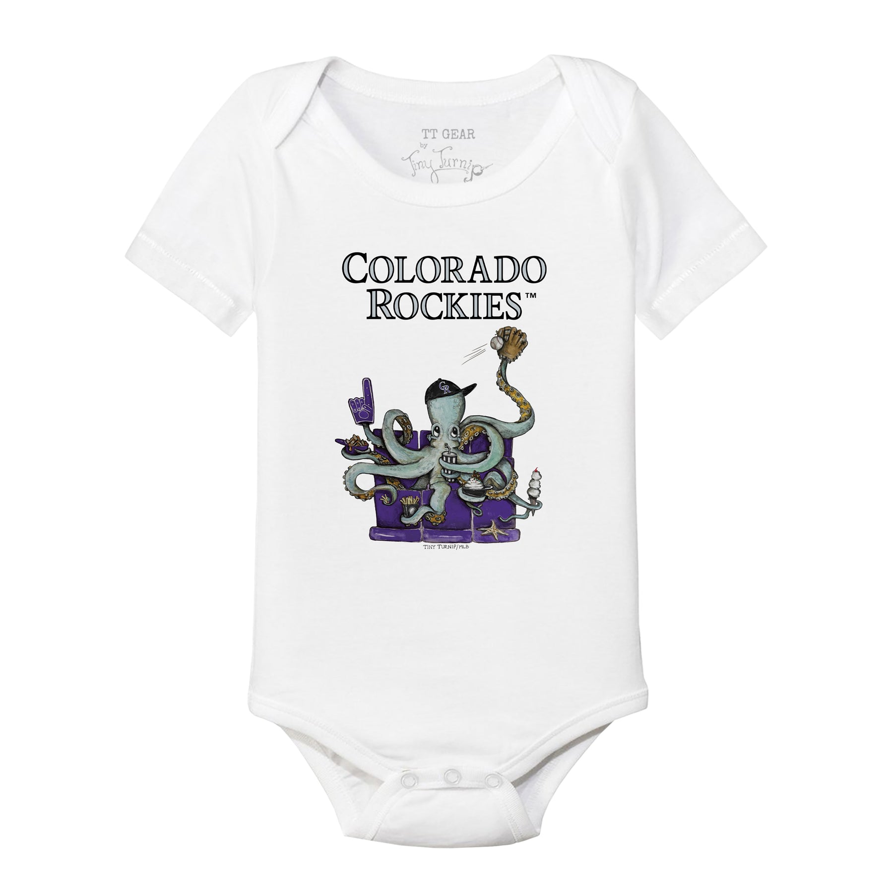 Colorado Rockies Octopus Short Sleeve Snapper