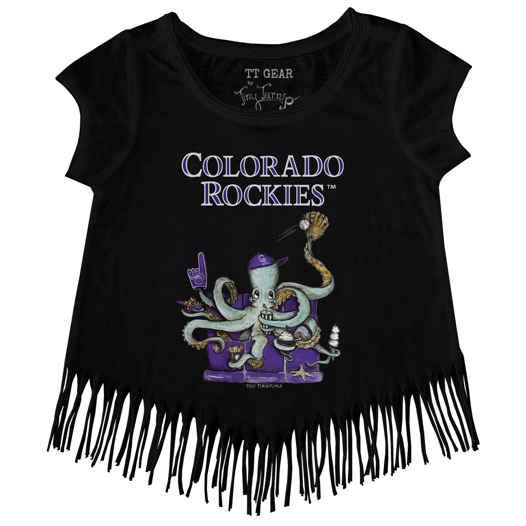 Colorado Rockies Octopus Fringe Tee