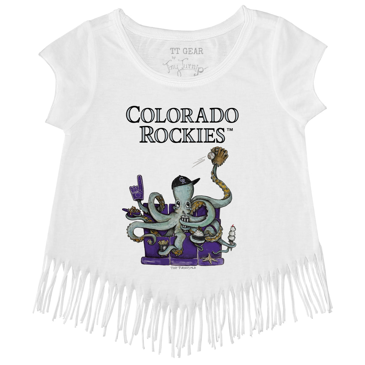 Colorado Rockies Octopus Fringe Tee
