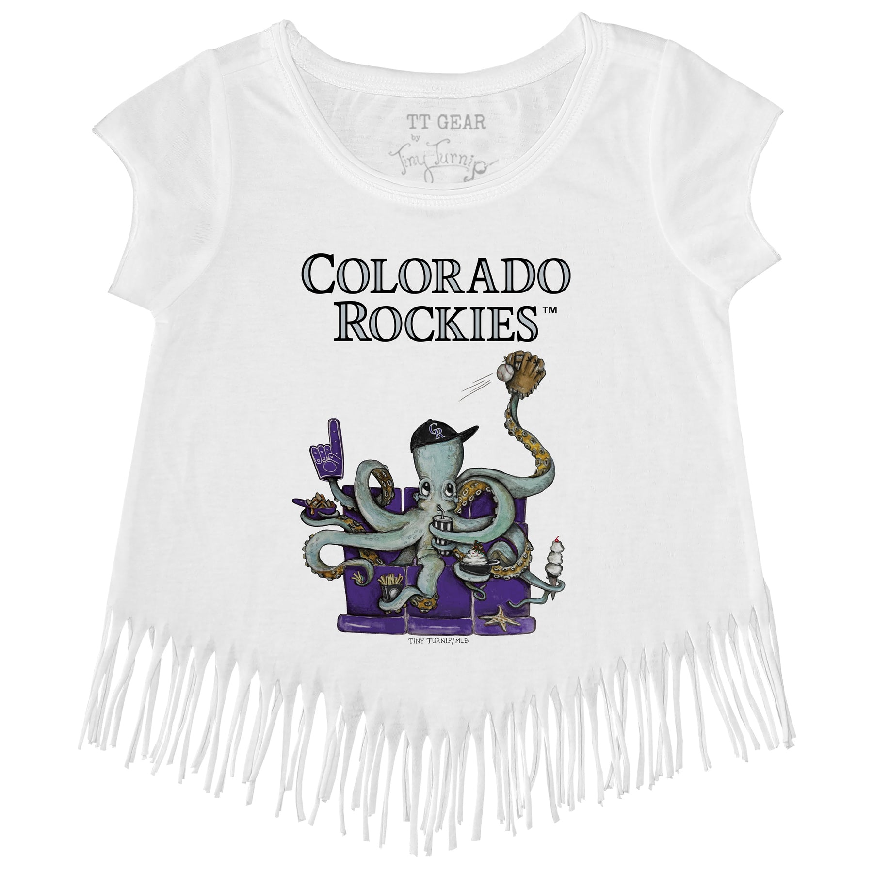 Colorado Rockies Octopus Fringe Tee