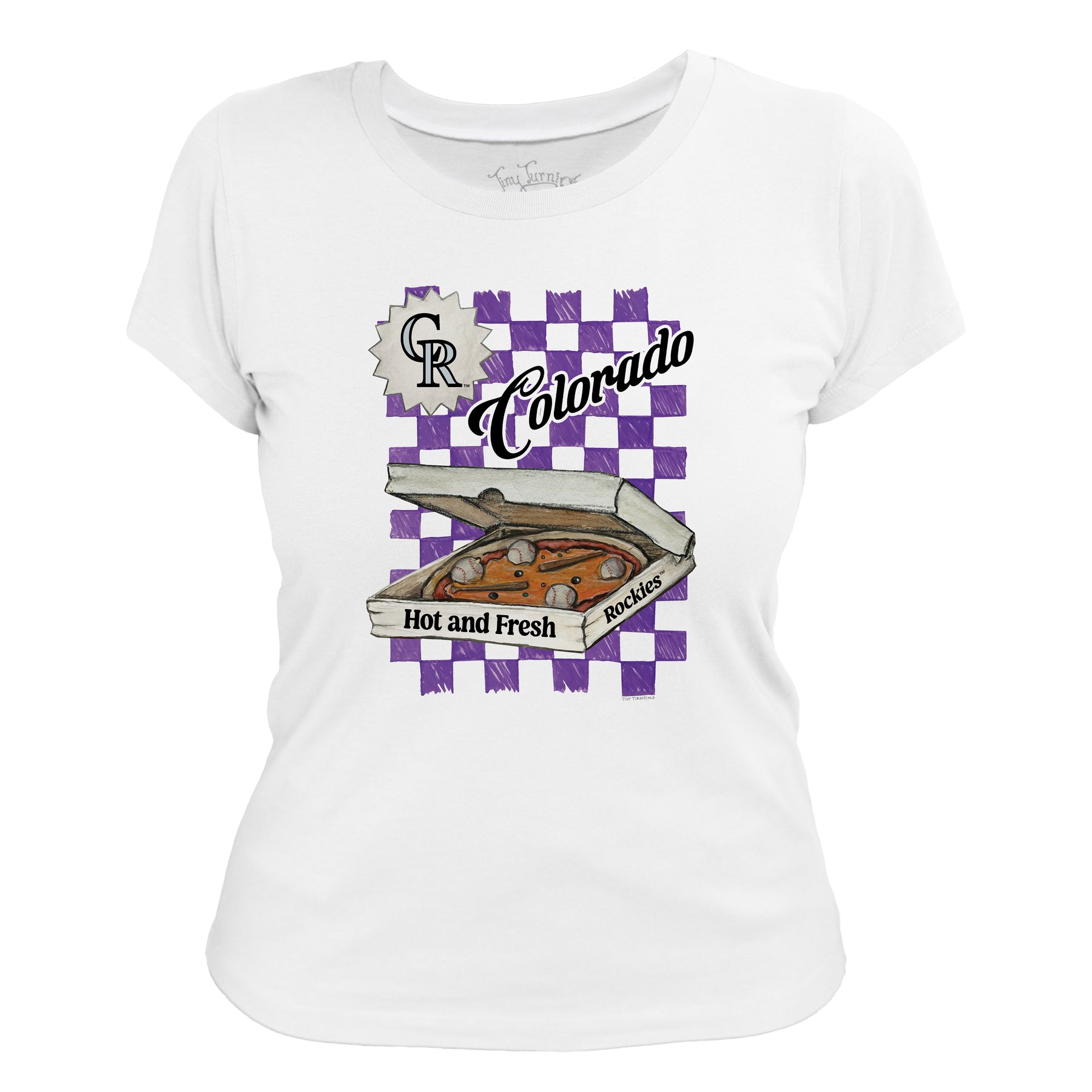 Colorado Rockies Pizza Tee Shirt