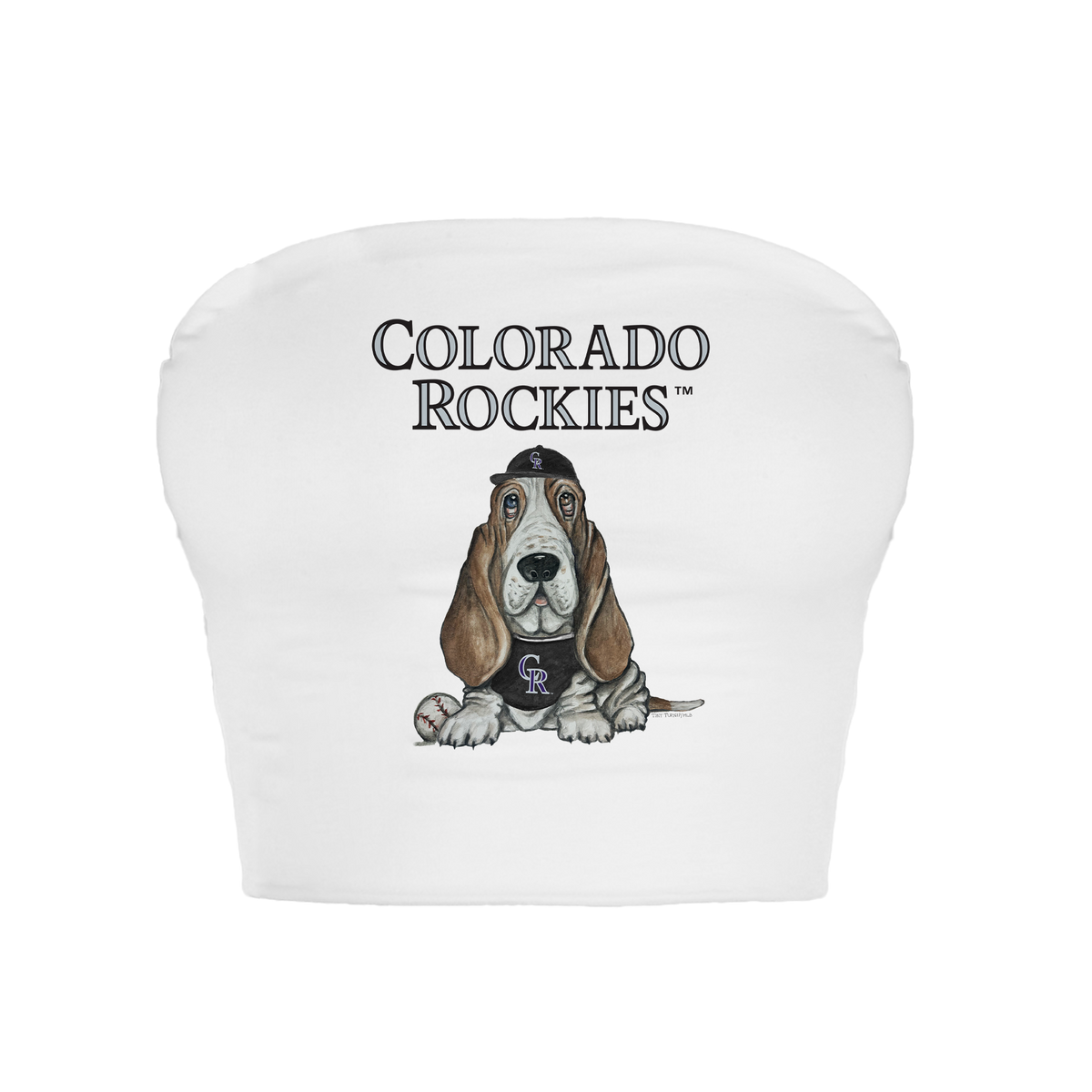 Colorado Rockies Puddy Crop Tube Top