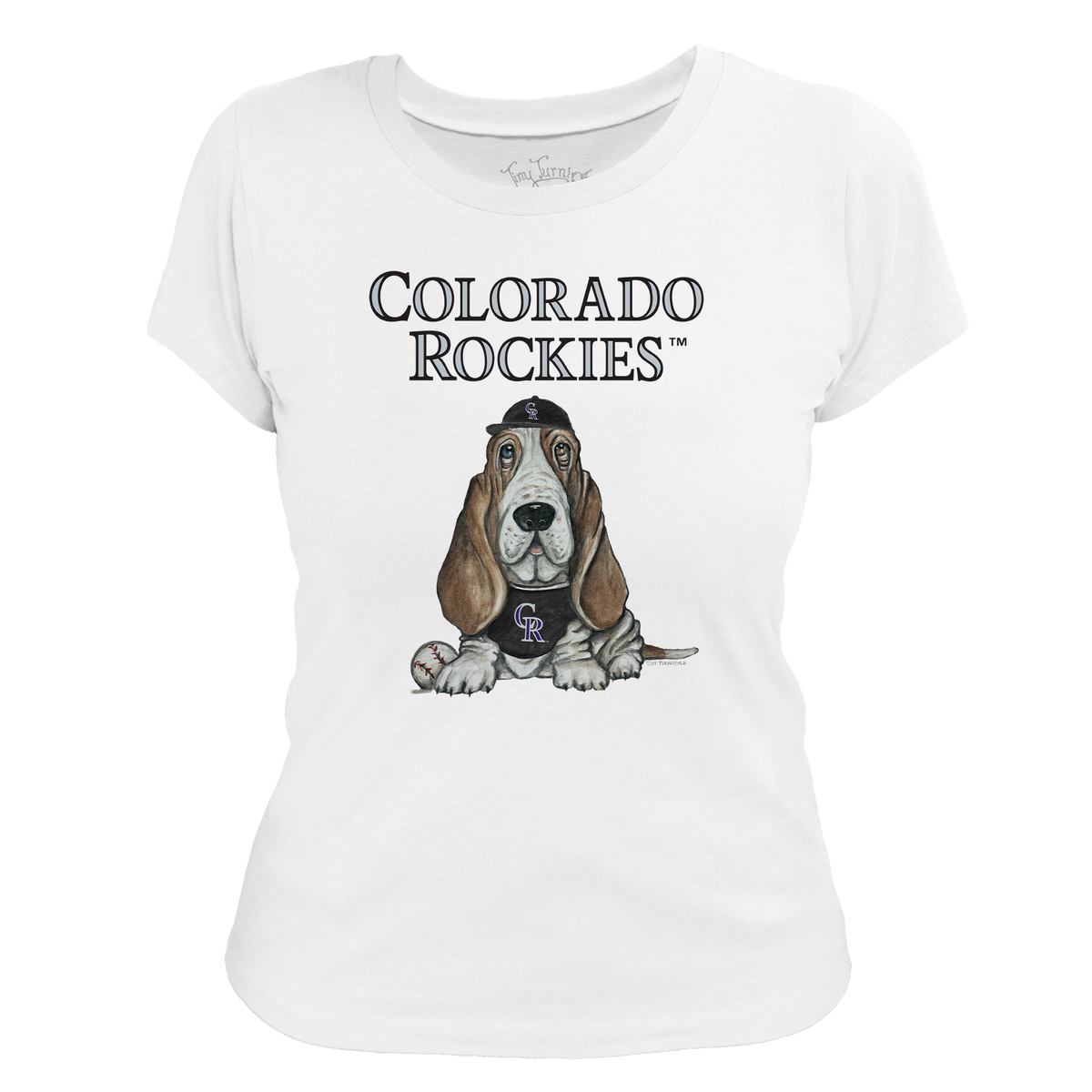 Colorado Rockies Puddy Women's Tee Shirt - Tiny Turnip